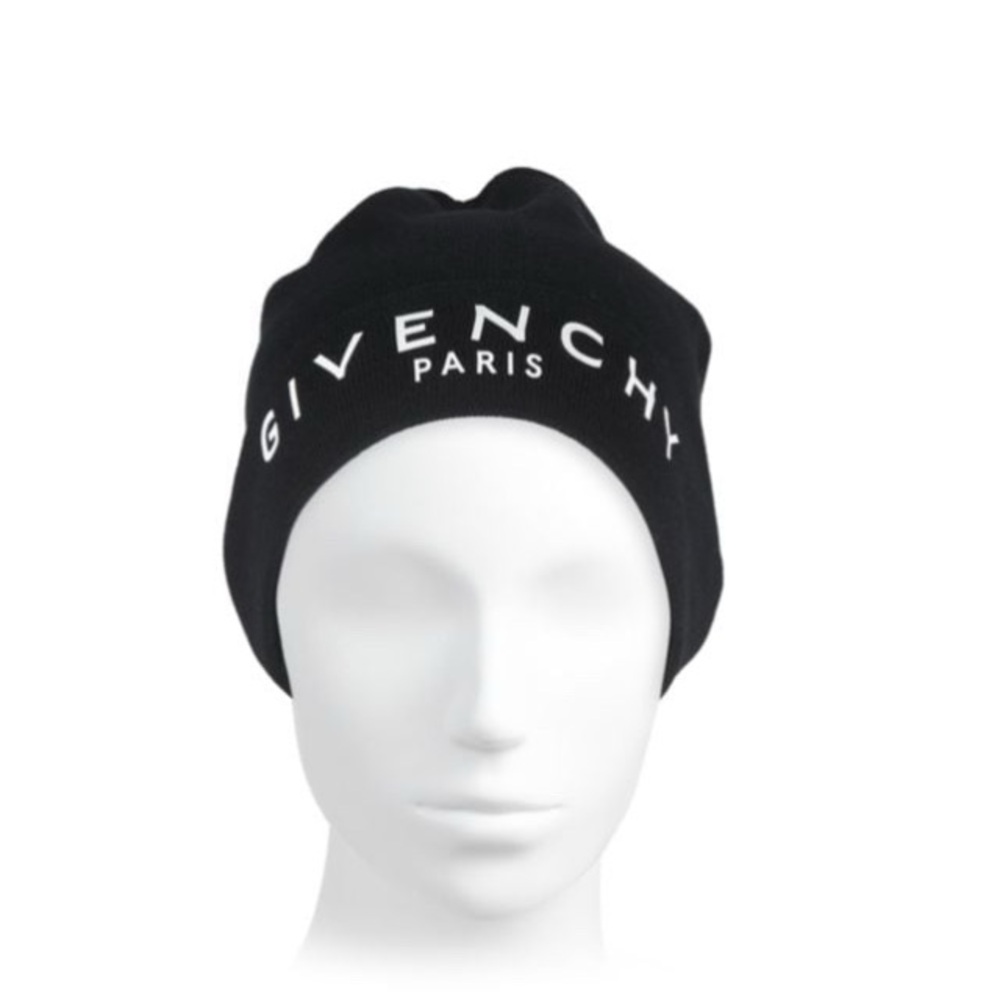 Givenchy Embroidered Logo Wool Beanie